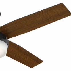 Hunter Fan Company 52" Dempsey Damp Matte Black Ceiling Fan With Light/Remote -Ceiling Lighting Shop 1a0147de0f8fe1fa 6953 w800 h800 b1 p0