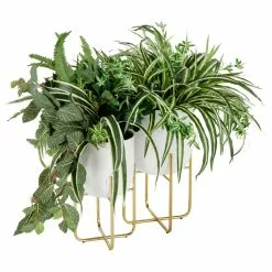 Brimfield & May Contemporary Style Large Round Metallic Metal Planters In Stands, Set Of 2 -Ceiling Lighting Shop 1a21cb8a03bdcf29 7864 w800 h800 b1 p0