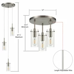 Linea Di Liara Effimero 3-Light Cluster Pendant, Brushed Nickel 7 Linea Di Liara Effimero 3-Light Cluster Pendant, Brushed Nickel -Ceiling Lighting Shop 1ac1db540d261eb7 4822 w800 h800 b1 p0