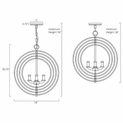 Kira Home Orbits 21" 4-Light Modern Sphere/Orb Chandelier, Brushed Nickel Finish -Ceiling Lighting Shop 1af1d5930c7ef1cd 8687 w800 h800 b1 p0