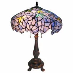 CHLOE Lighting, Inc. Chloe Lighting Wisteria Table Lamp With Multi-Colored CH16828PW16-TL2