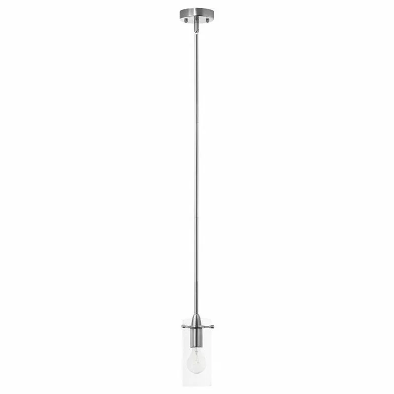 Linea Di Liara Effimero 1-Light Stem Hung Pendant Lamp, Brushed Nickel 2 Linea Di Liara Effimero 1-Light Stem Hung Pendant Lamp, Brushed Nickel - Image 2