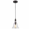 CHLOE Lighting, Inc. IRONCLAD, Industrial-style 1 Light Rubbed Bronze Ceiling Mini Pendant, 8" Shade