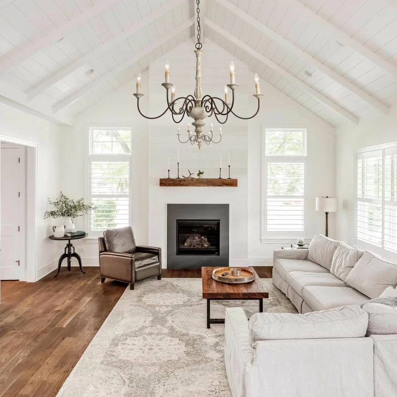 LNC Lighting LNC 6-Light French Country And Farmhouse Candle Rustic Chandelier Lighting 5 LNC Lighting LNC 6-Light French Country And Farmhouse Candle Rustic Chandelier Lighting - Image 5