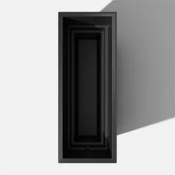 Veradek Pro Series Partition Grooved Planter, 40", Black -Ceiling Lighting Shop 1e31c81402d1858a 8675 w800 h800 b0 p0