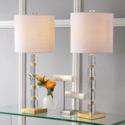 JONATHAN Y Claire 28.5" Crystal Table Lamp, Brass, Set Of 2 10 JONATHAN Y Claire 28.5" Crystal Table Lamp, Brass, Set Of 2 -Ceiling Lighting Shop 1ed164070387c362 2076 w800 h800 b0 p0