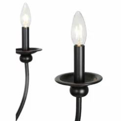 LNC Lighting LNC Modern Farmhouse Candle-Style 9-Light Black Chandelier -Ceiling Lighting Shop 1f712650033a9d88 8731 w800 h800 b1 p0