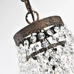 Edvivi Lighting Towne Parke 7-Light Antique Copper And Crystal Empire 4 Tier Chandelier -Ceiling Lighting Shop 1f7163550edb479b 5981 w800 h800 b0 p0