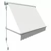 Awntech Corporation 52.5" Mesa Window Retractable Awning, Off White