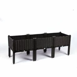 Patio Retreat Rattan Planter With Legs
