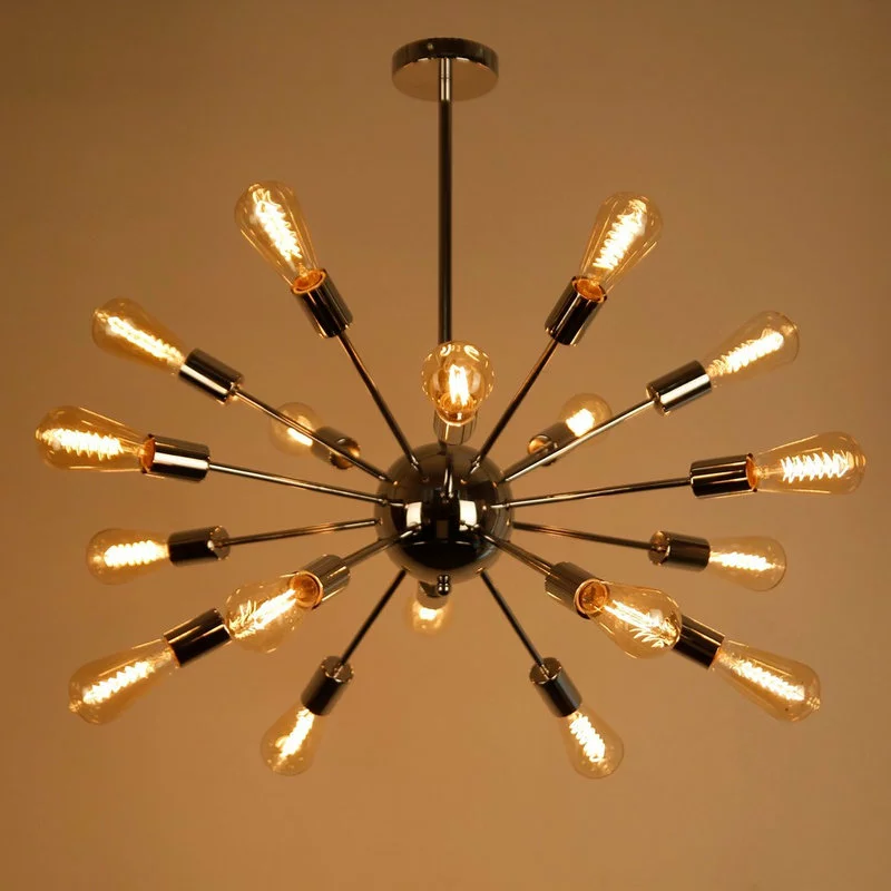 FLINT GARDEN INC Sputnik 18-Light Chandelier, Chrome 7 FLINT GARDEN INC Sputnik 18-Light Chandelier, Chrome - Image 7