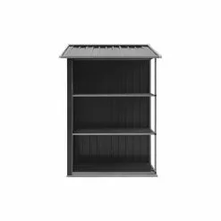 Vida XL International B.V. VidaXL Garden Shed With Rack Anthracite Iron Outdoor Storage Building House -Ceiling Lighting Shop 224153be03779e69 8906 w800 h800 b1 p0