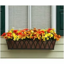 Hooks And Lattive Arch Decora Window Box With Bronze Tone Liner, 36" -Ceiling Lighting Shop 22a116250a6117a8 2885 w800 h800 b0 p0