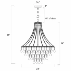 Edvivi Lighting 7-Light Chrome And Crystal Empire 4 Tier Chandelier Glam Lighting 9 Edvivi Lighting 7-Light Chrome And Crystal Empire 4 Tier Chandelier Glam Lighting -Ceiling Lighting Shop 22a140ef0c5394f8 8844 w800 h800 b1 p0