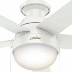 Hunter Fan Company 46" Anslee Low Profile Ceiling Fan With Light, Fresh White 17 Hunter Fan Company 46" Anslee Low Profile Ceiling Fan With Light, Fresh White -Ceiling Lighting Shop 23a18bbd0f8febbe 7703 w800 h800 b0 p0
