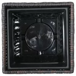 GDFStudio GDF Studio 2-Piece Eden Outdoor Wicker Flower Pots, Multibrown -Ceiling Lighting Shop 24114fba0f906ed1 2654 w800 h800 b1 p0