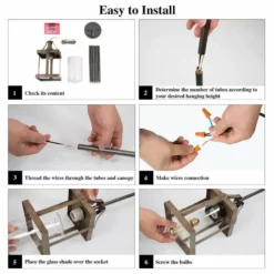 LNC Lighting LNC 3-Light Farmhouse Lantern Distressed Rustic And Gray Wood Chandeliers -Ceiling Lighting Shop 25c14a050319999d 4982 w800 h800 b1 p0