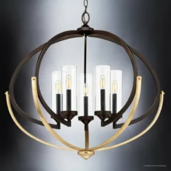 Urban Ambiance Luxury Mediterranean Chandelier, Baton Rouge Series, Olde Bronze -Ceiling Lighting Shop 266193ec0bc52235 5585 w800 h800 b0 p0