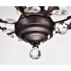 Edvivi Lighting 4-Light Antique Copper Finish Vine And Crystal Chandelier Glam Lighting -Ceiling Lighting Shop 2851743109de3acc 2880 w800 h800 b0 p0