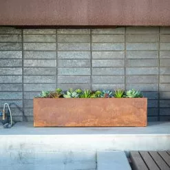 Veradek Metallic Series Corten Steel Window Box Planter, 36" 17 Veradek Metallic Series Corten Steel Window Box Planter, 36" -Ceiling Lighting Shop 29a1438b0d9f8505 9349 w800 h800 b0 p0