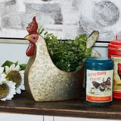 Brimfield & May Farmhouse Gray Metal Planter 94679 -Ceiling Lighting Shop 29f1c5e900523bdb 8146 w800 h800 b0 p0