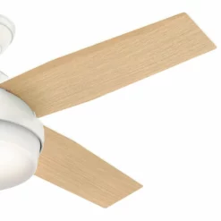 Hunter Fan Company 44" Dempsey Fresh White Ceiling Fan With Light/Remote -Ceiling Lighting Shop 2b4131a10f8fe021 9860 w800 h800 b1 p0