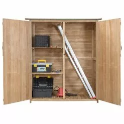 Gymax Garden Outdoor Wooden Storage Shed Cabinet Double Doors Fir Wood Lockers -Ceiling Lighting Shop 2b51b5d300c42d61 1484 w800 h800 b1 p0