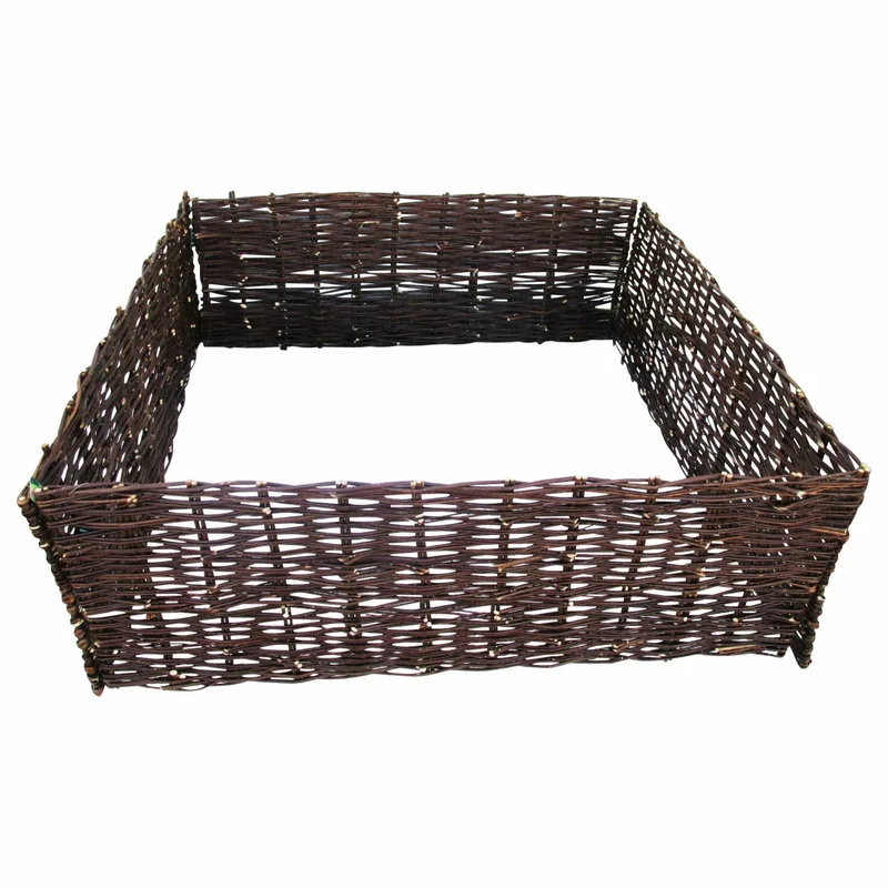 Master Garden Products Deep Woven Willow Raised Bed, 48"W X 48"L X 12"H 1 Master Garden Products Deep Woven Willow Raised Bed, 48"W X 48"L X 12"H