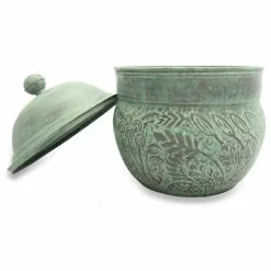 Good Directions, Inc. Key West Hose Pot With Lid, Blue Verde