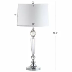 JONATHAN Y Emma 29.5" Crystal Table Lamp, Set Of 2, Clear -Ceiling Lighting Shop 2c31cfa90387bfd4 1115 w800 h800 b1 p0