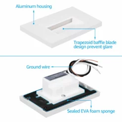 W86 Trading Co., LLC 9-Pack 5W LED Step Dimmable Anti-Glare Light, 3000K Warm White, White -Ceiling Lighting Shop 2d31f22503758f8e 0354 w800 h800 b1 p0