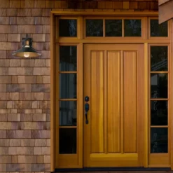 WAC Lighting Sleepless LED Indoor And Outdoor Wall Light 3000K, Black With Aged Brass, 15" -Ceiling Lighting Shop 2d715b220ee75b26 1730 w800 h800 b0 p0