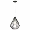 Livex Lighting Inc. Livex Lighting Black 1-Light Mini Pendant