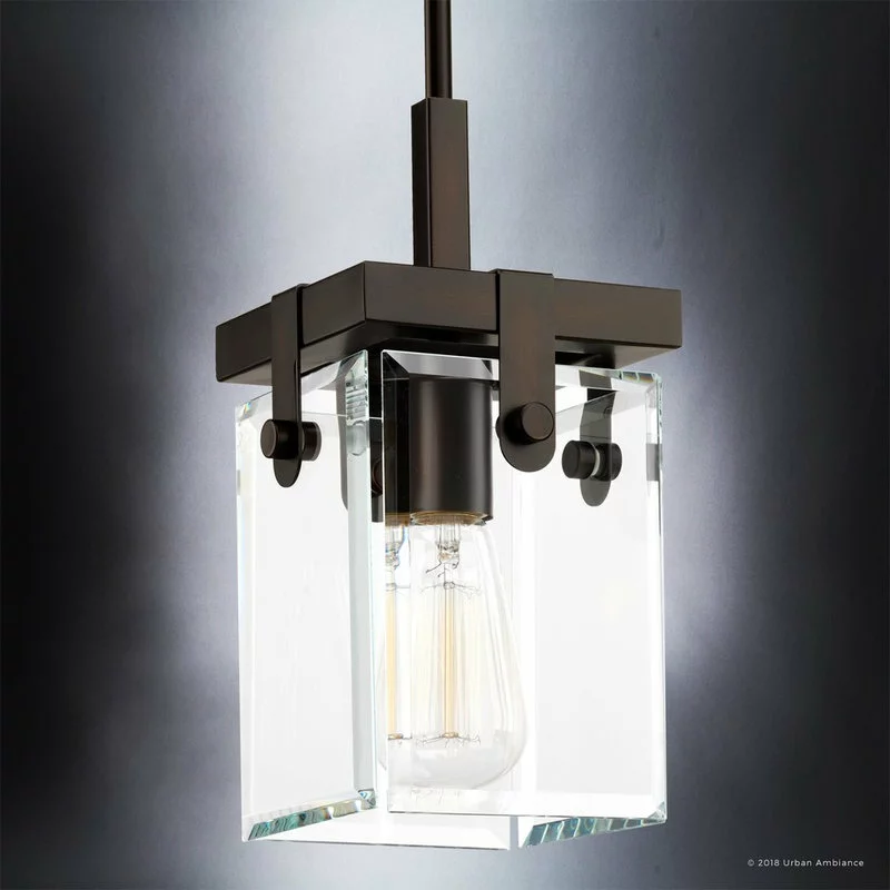 Urban Ambiance Luxury Modern Farmhouse Pendant Light, Bristol Series, Olde Bronze 3 Urban Ambiance Luxury Modern Farmhouse Pendant Light, Bristol Series, Olde Bronze - Image 3