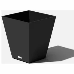 Veradek Nobleton Square Planter, Black, 18" -Ceiling Lighting Shop 2f018f8b01796058 2839 w800 h800 b1 p0