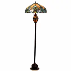 CHLOE Lighting, Inc. Liaison 3-Light Victorian Double Lit Floor Lamp