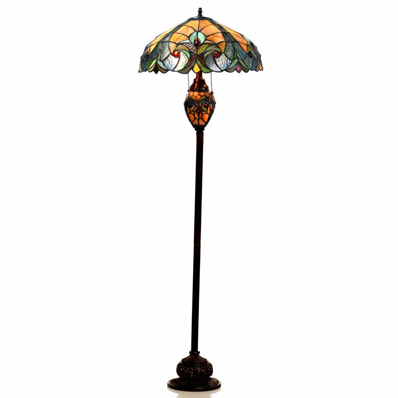 CHLOE Lighting, Inc. Liaison 3-Light Victorian Double Lit Floor Lamp 1 CHLOE Lighting, Inc. Liaison 3-Light Victorian Double Lit Floor Lamp