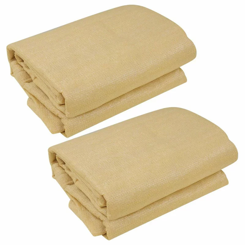 Yescom 2 Pack 11 Ft 97% UV Block Triangle Sun Shade Sail Canopy Pool Lawn Deck 5 Yescom 2 Pack 11 Ft 97% UV Block Triangle Sun Shade Sail Canopy Pool Lawn Deck - Image 5