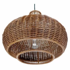 KOUBOO Handoven Wicker Pear Pendant Lamp, Natural, Brown -Ceiling Lighting Shop 305171f707461f96 1958 w800 h800 b1 p0