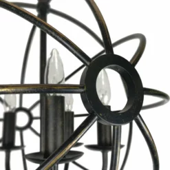 Edvivi Lighting Dover 5-Light Antique Bronze Vintage Globe Cage Chandelier, 16" Farmhouse -Ceiling Lighting Shop 322143fe0a0b7790 9357 w800 h800 b0 p0