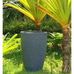 Japi Pottery Conic Modern Pot Charcoal (17.3"H X 11.8"W), Charcoal -Ceiling Lighting Shop 33311a120b6c5469 6487 w800 h800 b0 p0