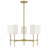 Trade Winds Lighting Trade Winds Leslie 5-Light Chandelier In Natural Brass