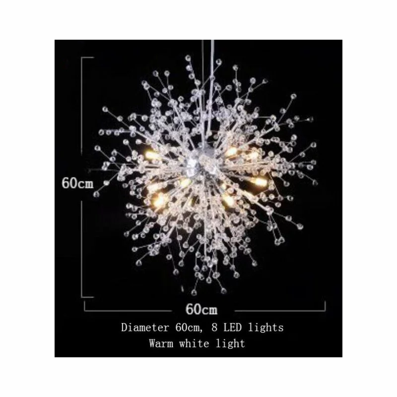 Morsale.com 8-Light Nordic LED Dandelion Chandelier By Morsale 2 Morsale.com 8-Light Nordic LED Dandelion Chandelier By Morsale - Image 2