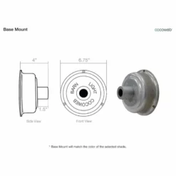 Cocoweb Inc. Peony LED Pendant Barn Light, Adjustable Cord, Red, 10" -Ceiling Lighting Shop 34e1914408b854ac 0029 w800 h800 b1 p0