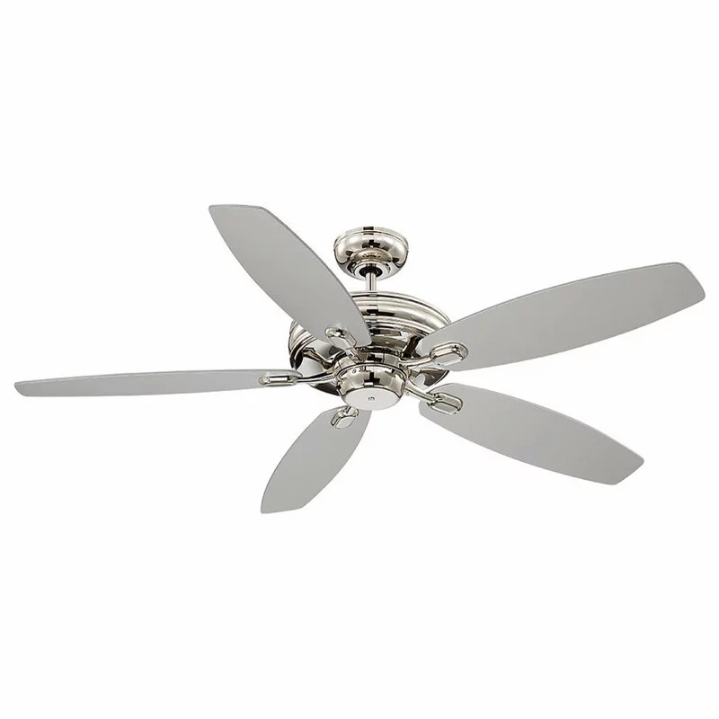 Savoy House Kentwood 5-Blade Ceiling Fan, Polished Nickel 1 Savoy House Kentwood 5-Blade Ceiling Fan, Polished Nickel