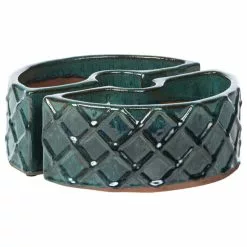 Alfresco Home Trellis Umbrella Planter, Blue, Round