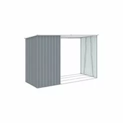 Vida XL International B.V. VidaXL Garden Firewood Shed Gray Galvanized Steel Storage Building Tool House 10 Vida XL International B.V. VidaXL Garden Firewood Shed Gray Galvanized Steel Storage Building Tool House -Ceiling Lighting Shop 389197e403dae346 2947 w800 h800 b1 p0