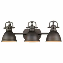 Golden Lighting Duncan 3-Light Vanity, Rubbed Bronze, Rubbed Bronze -Ceiling Lighting Shop 398144da0e6badd0 5247 w800 h800 b1 p0