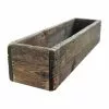 Red Oak Road 24" Rustic Cedar Planters Box, Tall Version, Aged Rustic, 6"