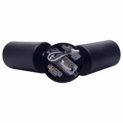 NICOR Lighting 150-Watt Double Cylinder Adjustable Security Flood Light, Black -Ceiling Lighting Shop 3ac1112a0345c4dd 0952 w800 h800 b1 p0